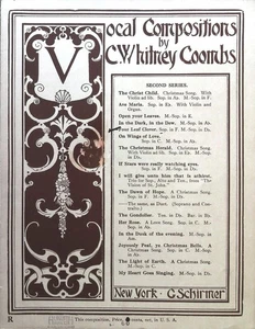Partituras antiguas Four Leave Clover de C. Whitney Coombs 1916 - Imagen 1 de 1