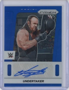 2024 Panini Prizm WWE Undertaker Throwback Autografo Blu #d 09/49 - Foto 1 di 2