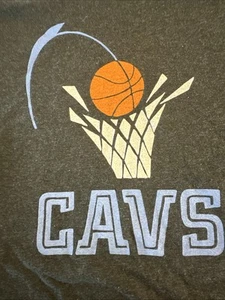 Homage, small, retro Cleveland Cavaliers T-shirt. Heathered black - Picture 1 of 4