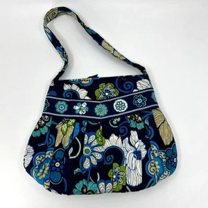 Vera Bradley Mediterráneo Azul Pequeño Bolso de Hombro Bolso de Noche Hannah Bolso de Mano - Imagen 1 de 7