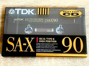 ⭐️⭐️⭐️TDK SA-X 90 HIGH POSITION TYPE II BLANK AUDIO CASSETTE TAPE 1991 - Picture 1 of 3