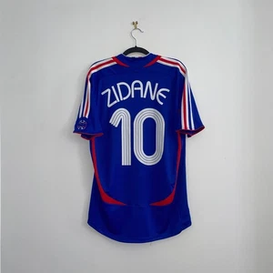 Maillot de Football camiseta Equipe de FRANCE 2006 ZIDANE Real Madrid psg jersey - Picture 1 of 10