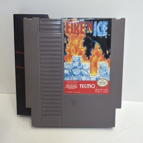 Fire n Ice Nintendo NES +Dustcover Tested Authentic CLEAN
