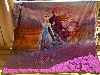 Edredón Doble/Completo Disney Frozen II 72x86 Raro Descatalogado Elsa, Anna y Olaf Foto 1 de 4