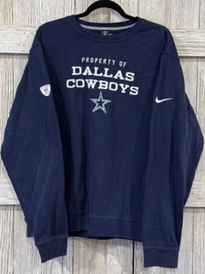 Nike Dallas Cowboys NFL Navy Crewneck Pullover Sweatshirt Herren XXL - Bild 1 von 6