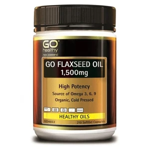 Aceite de linaza Go Healthy GO 1.500 mg 210 cápsulas - Imagen 1 de 1