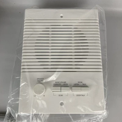 NEW Open Box M&S NW65RS Music Intercom Speaker 6” X 8” White Outdoor Remote Scan - Image 1 of 4