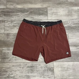 Vuori Shorts Herren XXL Kore Active Performance gefüttert Training Gym Laufen Lachs - Bild 1 von 8