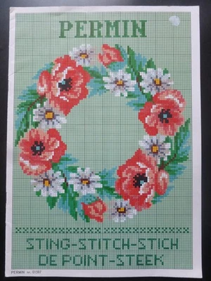 Danish cross stitch pattern book by PERMIN - Embroidery - Image 1 of 4