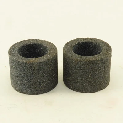 Lote de 2 piedras de molienda A54 M5VBE 1-11/16" OD x 1-1/4" ancho 5/8" diámetro de eje Foto 1 de 4