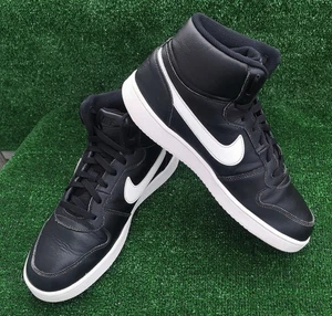 Hombres Nike Ebernon Mid Blanco y Negro Reino Unido 9 AQ1773-002 - Imagen 1 de 11