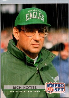 1992 Pro Set FACT Mobil #288 Rich Kotite - Image 1 of 2