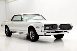 Mercury Cougar XR-7 1968 (blanco) póster | 24x36 pulgadas | auto clásico - Imagen 1 de 1