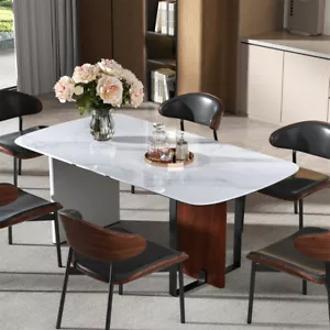 Heavy 160CM Dining Table Kitchen Table Desk for 4-6 People Strong Tabletop & Leg - Picture 1 of 12