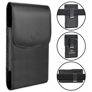 Für iPhone 14 14 Plus 14 Pro Max Lederhülle Gürtelclip Holster Etui - Bild 1 von 10