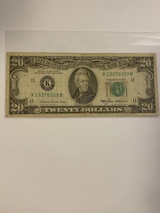 RARE $20 1985 (TWENTY-DOLLAR BILL), VINTAGE, SERIES k, GOOD CONDITION - Picture 1 of 8