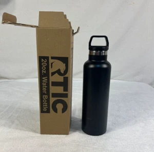 RTIC 20 oz Vacuum Insulated Stainless Steel Water Bottle - Black - Picture 1 of 6