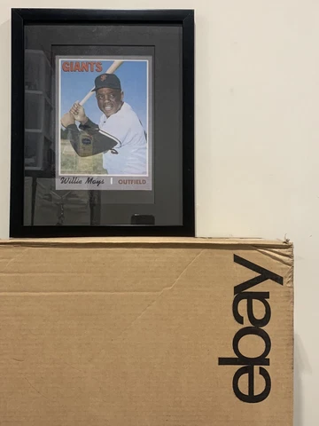 1970 Topps STYLE WILLIE MAYS (custom Mini Poster) Frame Not Included (READ) Cover
