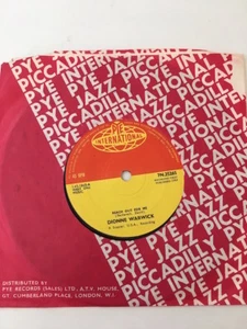 Dionne Warwick - Reach Out For Me - 7" VINYL - Very Good Condition - Imagen 1 de 2