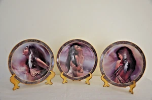 LOT 3 Bradford Exchange American Indian Native Beauty Plate Lee Bogle Ltd. Ed. - Picture 1 of 9