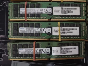 128 Go 4x RAM pour serveur SAMSUNG 32 Go DDR4-2400 RDIMM PC4-19200T M393A4K40BB1-CRC0 - Photo 1/2