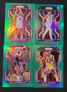 2021-22 Prizm Basketball Legend and Rookie GREEN PRIZMS 242-330 You Pick
