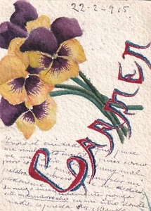 1900's handmade postcard glamour vintage (135) - Picture 1 of 2