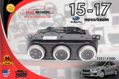 Unidad de control de temperatura climatizado Subaru Impreza Crosstek 2015-2017 72311 FJ500 Foto 1 de 4