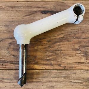 Vintage Ross Dogbone 80s MTB Stem .833 21.1 Quill 25.4 135 White