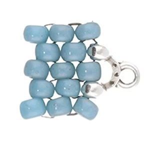 Becken Perlen Ende 10 Stück Alona II für Größe 8/0 Perlen versilbert - Bild 1 von 3