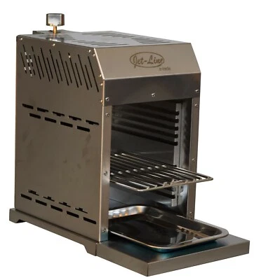 Infrarot Steak Grill Beef Oregon  Hochleistungsgasgrill Oberhitze Edelstahl 800C - Bild 1 von 4