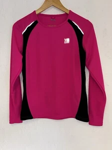 KARRIMOR ladies high-vis, safety long sleeve running t shirt, UK Medium - Picture 1 of 5