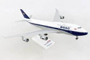 BOAC BA 100 Years Retro Livery B747-400 Skymarks Model With Gear 1:200 SKR1015A - Bild 1 von 12