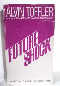 Future Shock Alvin Toffler 1970 Paperback Bantam Books 1990 Overwhelming Change - Picture 1 of 11