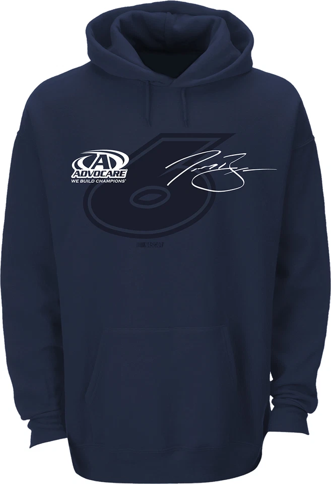 Спортивная толстовка с капюшоном Trevor Bayne 2015 с клетчатым флагом No6 Advocare Sponsor БЕСПЛАТНАЯ ДОСТАВКА! - Изображение 1 из 1