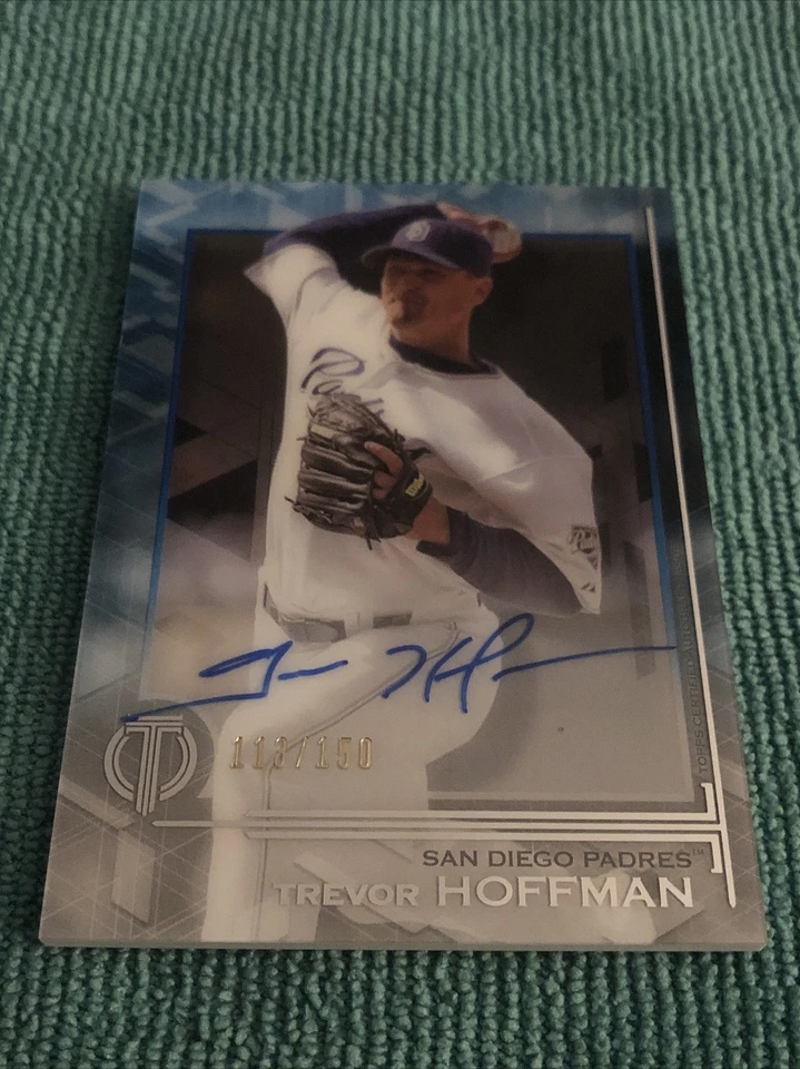 2019 TOPPS TRIBUTE TREVOR HOFFMAN AUTO /150 - Image 1 of 3