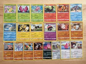 COMPLETE (20) BATTLE STYLES RARE Nonholo Pokemon Card Set NM/M- Boltund Marowak+ - Picture 1 of 4
