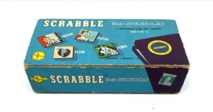 Vintage Dollhouse Miniature 1950's Scrabble for Juniors Board Game 1.5" x 1.25"  - Picture 1 of 7
