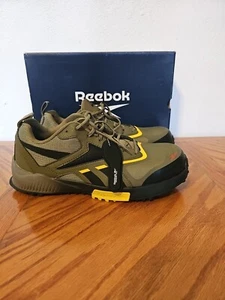 Reebok Mens Lavante 2 Army Green/Black Mesh CT EH Trail Running Work Shoes - Picture 1 of 8