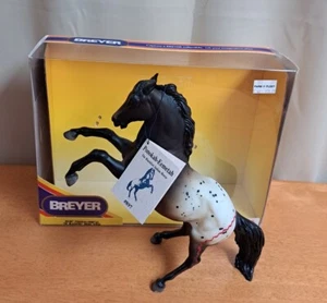 Caballo Breyer #897 Ponokah Eemetah Pies Negros Rojo Indio Zig Zag Track Symbol 1994 - Imagen 1 de 21