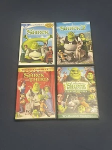 Shrek, Shrek 2, Shrek The Third, Shrek Forever After (DVD) - Picture 1 of 2