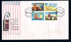 1996 Children's Book Council Awards (estampillas de goma) FDC - Riddells Creek PMK - Imagen 1 de 2