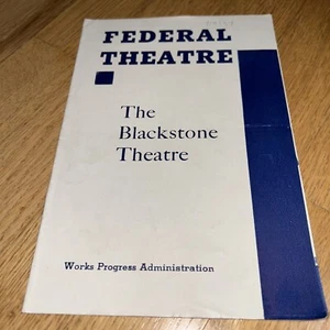 1937 FEDERAL THEATRE PROGRAM "THE LONELY MAN" w/ JOHN HUSTON - W.P.A. Blackstone - Picture 1 of 8