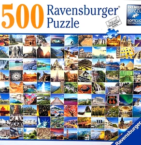 Ravensburger 99 hermosos lugares No. Rompecabezas 81 983 Collage 500 piezas - Imagen 1 de 1