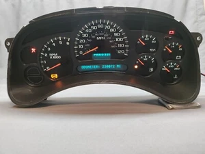 2003-2005 Tahoe Sierra Silverado Instrument Cluster (Miles 230072) 15182146 - Picture 1 of 4