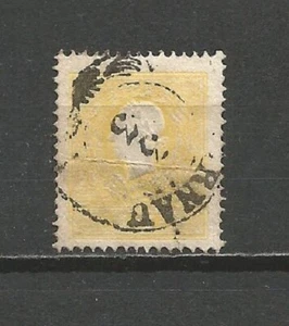 Austria Lombardía Véneto 1858 Mi 6 I Gest. curvado - Imagen 1 de 1