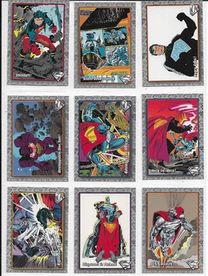 SUPERMAN Trading Card Set:  The Return of SUPERMAN /9 Cards - Image 1 of 2