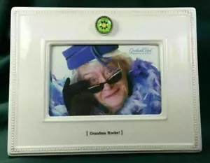 Grasslands Road Ceramic Picture Frame Grandma Rocks Mothers Day Grandmother NIB - Picture 1 of 3