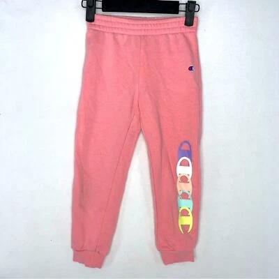 Pantalones deportivos Pink Champion Logo para niña talla 5 Foto 1 de 4
