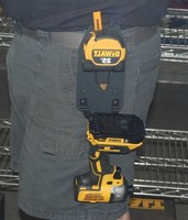 hammer and tape measure holder